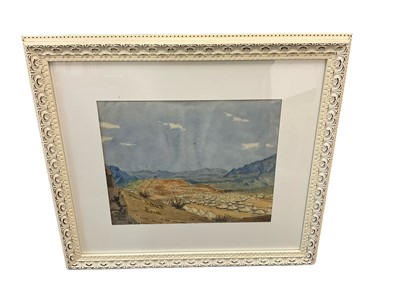 Lot 52 - W. E. H. Condon (1849-1946) watercolour - Camp, Rakmak