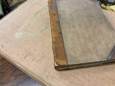 Lot 172 - Victorian book of hand coloured engravings - The Instructive Picture book, together with a series of facsimile early printed maps of India. (2)