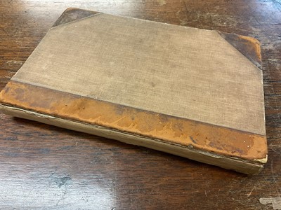 Lot 172 - Victorian book of hand coloured engravings - The Instructive Picture book, together with a series of facsimile early printed maps of India. (2)