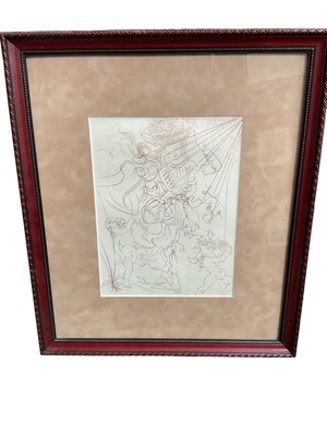 Lot 286 - After Salvador Dali - etching and another print