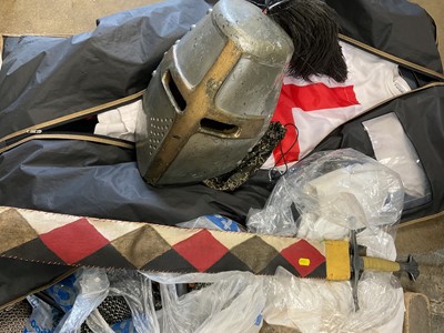 Lot 194 - Re-enactment costume sword and dagger