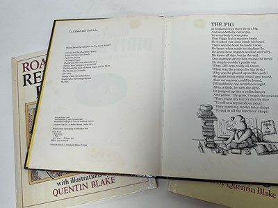 Lot 1724 - Roald Dahl - The Twits, with illustrations by Quentin Blake 1st Edition published 1980 by Jonathan Cape, together with Revolting Rhymes, 1982 first edition and Dirty Beasts, 1983 first edition