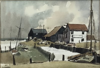 Lot 62 - John Tookey (b. 1947) watercolour, Tollesbury