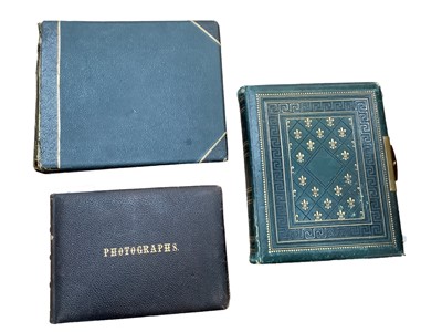 Lot 1426 - Three Victorian/Edwardian photograph albums