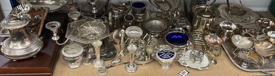 Lot 251 - Large collection of silver plate