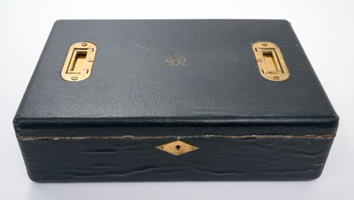 Lot 85 - Scarce King George VI dispatch box and case