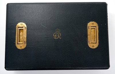 Lot 85 - Scarce King George VI dispatch box and case