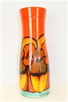 Lot 2156 - Large Poole Delphis vase with abstract...