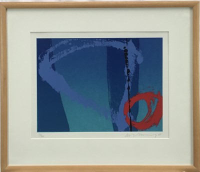 Lot 84 - Neil Canning (b. 1960), Screenprint with woodblock - Fusion V