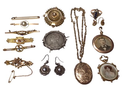 Lot 160 - Group of Victorian and Edwardian jewellery