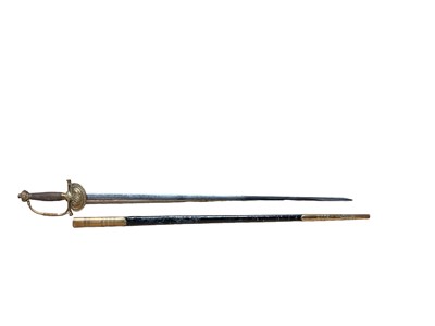 Lot 960 - Victorian court sword