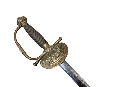 Lot 960 - Victorian court sword