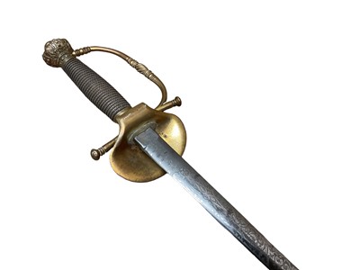 Lot 960 - Victorian court sword