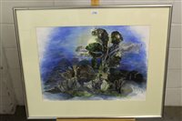 Lot 1193 - *Glyn Morgan (1926 - 2015), mixed media and...