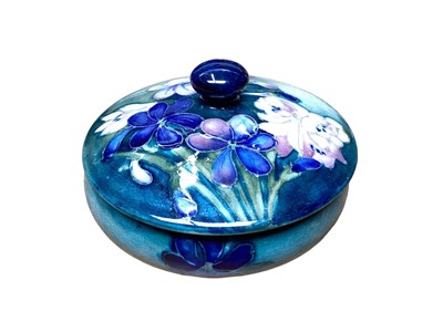 Lot 1147 - Moorcroft Spring flowers pot and cover