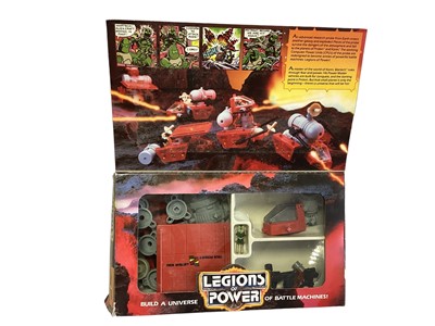 Lot 1845 - Tonka (c1986) Legions of Power Tech Dynasty Power Masters featuring Commander Wartech kit (Previously Constructed), boxed 8120 (1)