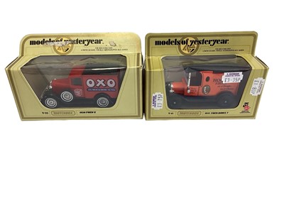 Lot 1859 - Matchbox Yesteryear, Lledo & Days Gone commercial diecast vehicles, mostly boxed (2 boxes)