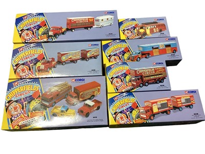 Lot 1866 - Corgi Classics diecast Chipperfields Circus vehicles, boxed (20)