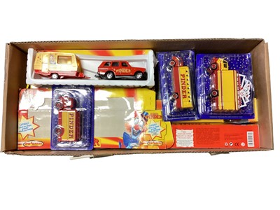 Lot 1868 - Mixed Lot of Diecast Circus Vehicles, mostly packaged (5 boxes)