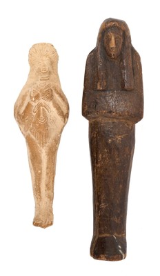 Lot 742 - Two Egyptian grave offerings / ushabtis