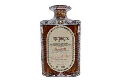 Lot 151 - One bottle, Macphail's Highland Malt Scotch Whisky, distilled 1940, 40%, 75cl, numbered 0103, in sealed cut glass decanter with certificate in orignal fitted case