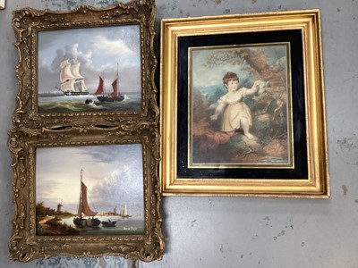 Lot 709 - Early 19th century Mezotint and other pictures