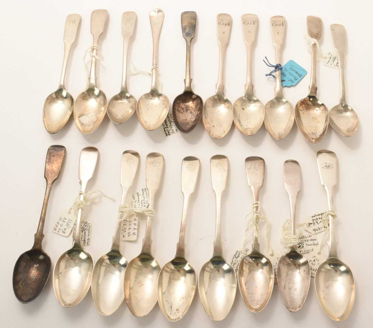 Lot 465 - Collection of Georgian and later Fiddle