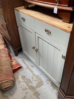 Lot 1216 - Painted pine sideboard