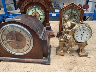 Lot 16 - Lot old clocks