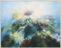 Lot 1076 - *Glyn Morgan (1926 - 2015), oil on canvas -...