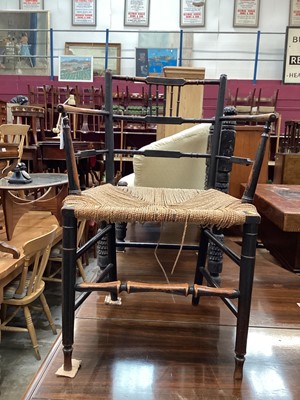 Lot 1290 - William Morris type Sussex chair