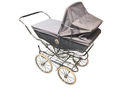 Lot 261 - Silver Cross grey coach built prams and accessories