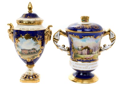 Lot 179 - Two limited edition Royal Commemorative vases