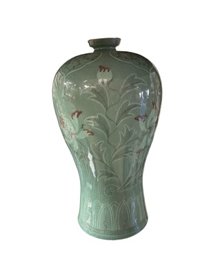 Lot 154 - Large Korean celadon vase