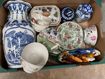 Lot 48 - Collection 19th century and later Chinese pottery and porcelain