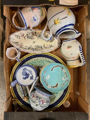 Lot 561 - Large quantity of ceramics to include Quimper Faience items