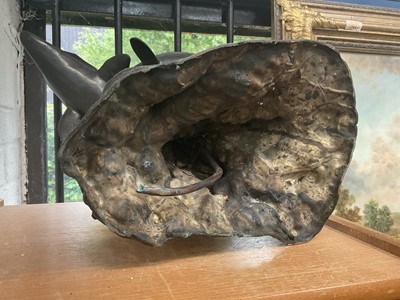 Lot 220 - Bronze dolphin water feature