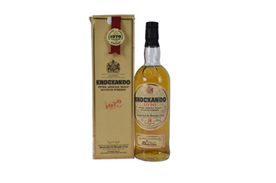 Lot 67 - One bottle, Knockando Pure Single Malt Whisky 1976, distilled by Justerini & Brooks Ltd., 40%, 75cl., in orignal card box