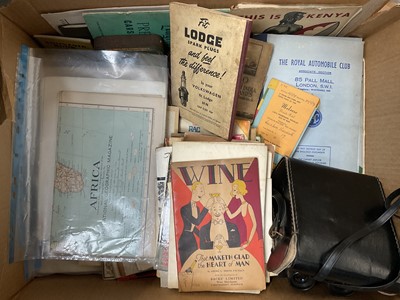 Lot 248 - One box of mixed ephemera