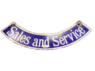 Lot 2482 - Enamel sign