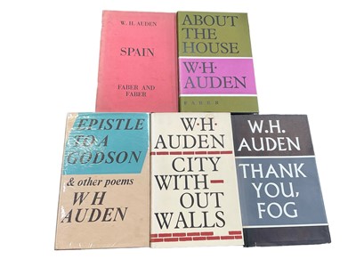 Lot 1729 - W. H. Auden - five titles