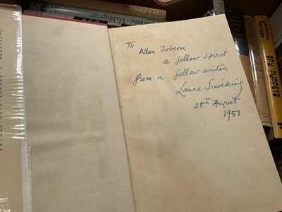 Lot 1725 - Box of modern first editions, some signed