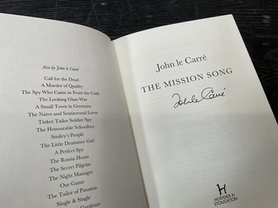 Lot 1725 - Box of modern first editions, some signed