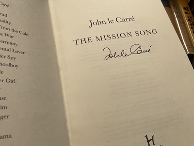 Lot 1725 - Box of modern first editions, some signed