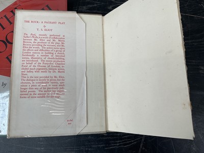 Lot 1723 - T. S. Elliot, five publications, first editions