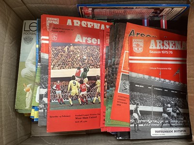 Lot 706 - Football programmes and Esso coins albums