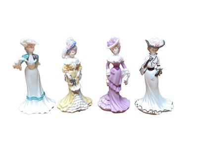 Lot 1176 - Eight Coalport figures