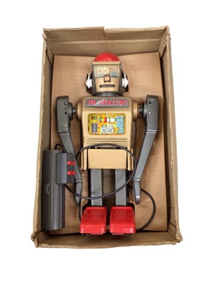 Lot 1914 - Japanese Marx Toys Mr Mercury Battery Operated Robot, in orignal box