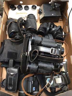 Lot 323 - Group of vintage and later binoculars