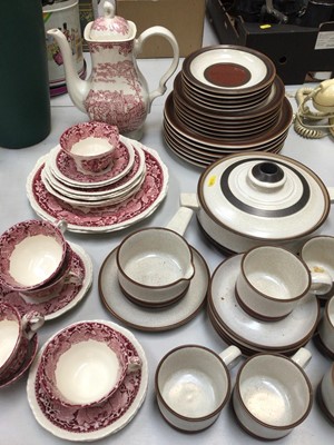 Lot 332 - Masons coffee set, together with Denby tea and dinnerware